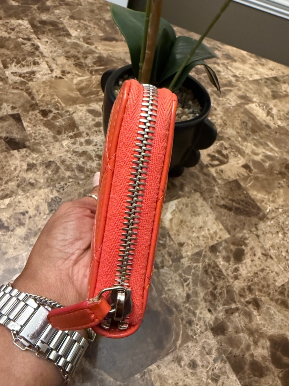 Chanel Matelasse Zip Around Continental Wallet & Dustbag - Picture 7 of 16
